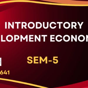 Introductory Development Economics