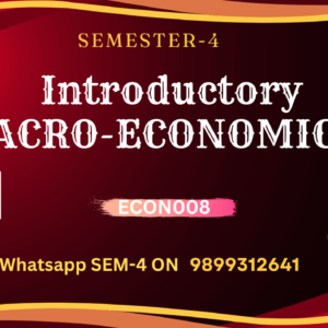 * Intermediate Macro-Economics-I
