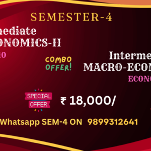 MICRO & MACRO ECONOMICS SEMESTER-IV (COMBO)